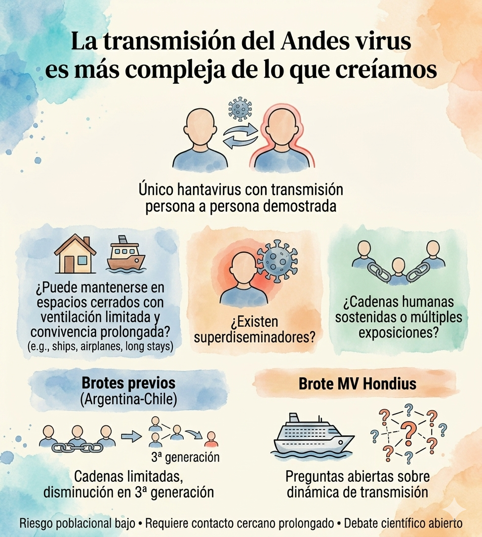 transmisión Andes Hantavirus